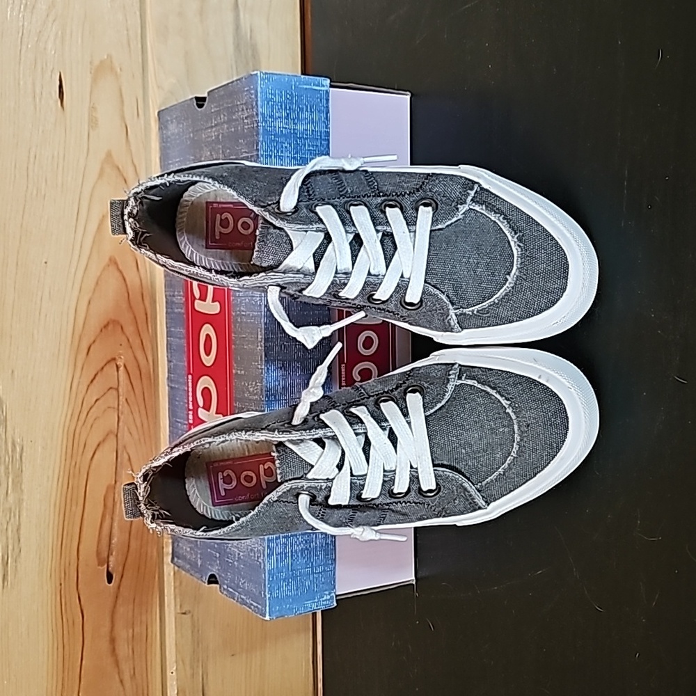 POP Declan Black Stone Wash sneaker